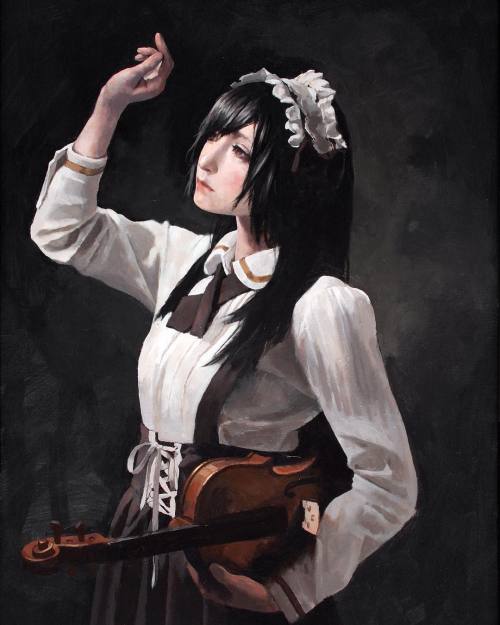 supersonicart:Takahiro Imai.Gorgeous, classically influenced portraits by Japanese artist Takahiro I