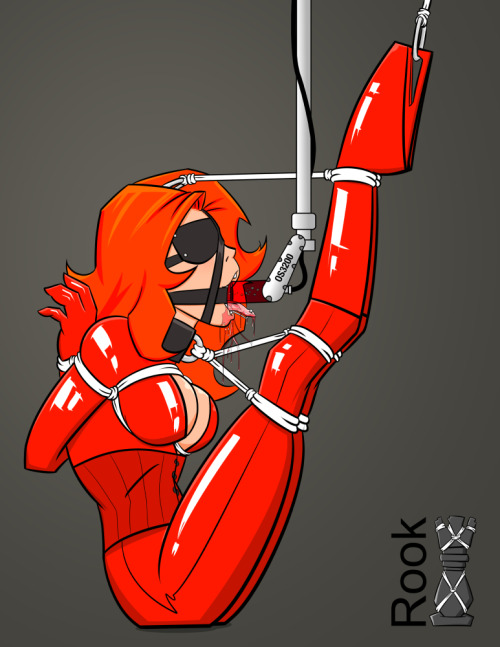 rook-07:Red latex, red hair, and red Kool-aid!