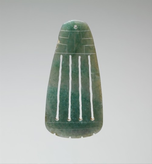 met-africa-oceania:OpenworkPendant, Arts of Africa, Oceania, and the AmericasMedium: JadeGift of Art