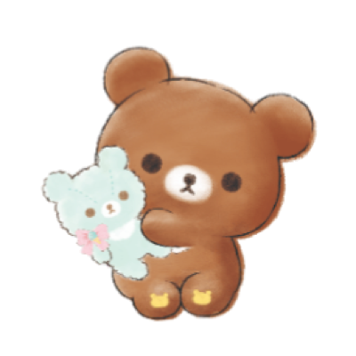 Rilakkuma:Korilakkuma Happy Ice Cream Stickers