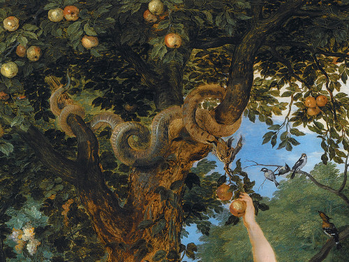 achasma:The garden of Eden with the fall of man (detail) by Peter Paul Rubens and Jan Brueghel 