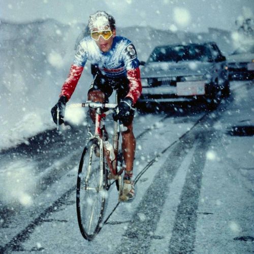 klenkomat: ciclografias: Andy Hampsten en el #giro 88. #cycling #ciclismo www.ciclografias.com http: