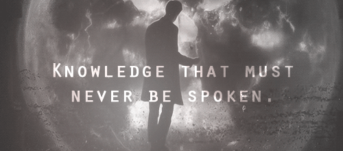 infinite-wands:Knowledge that will make parasite Gods blaze. So come on then. Take it!