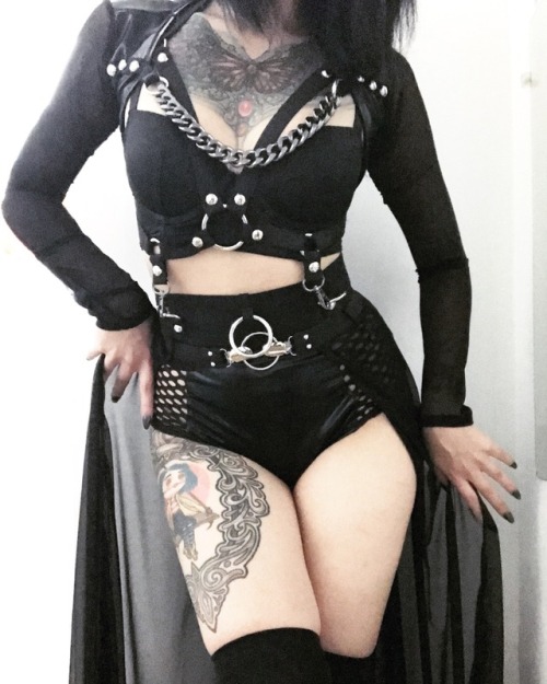 Chained Shrug, Felix Harness Bodysuit, Delilah Maxi...