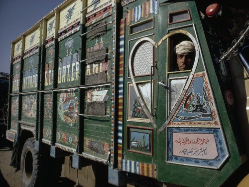 modeste-enfant:Industrial trucks of Afghanistan. Photograph by Thomas J. Abercrombie, 