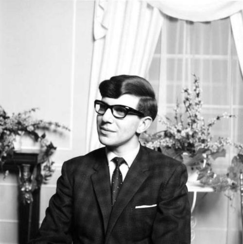 vintageeveryday:Fascinating vintage portraits of a young Stephen Hawking at his college on May 17, 1