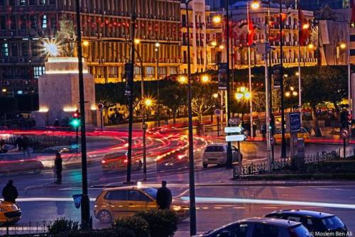 Habib Bourguiba avenu in Tunis, Tunisia. For more about Tunisia visit: i-love-tunisia.tumblr.co