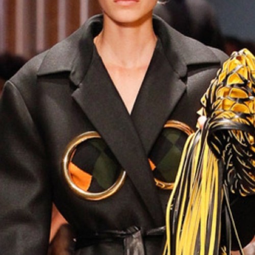 spring #modesty? #tits out trench at #Celine. #pfw #ss14 ::: bit.ly/166TyeN