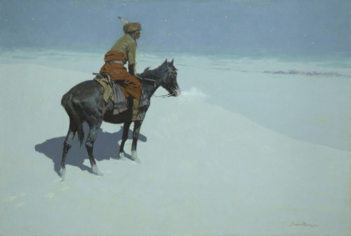 The Scout: Friends or Foes, Frederic Remington, ca. 1900-05