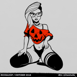 moikaloop:  Inktober 01 / 31Darshelle Stevens