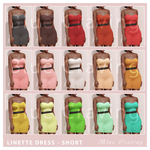 bluecravingcc: SIMS 4 CC - LINETTE DRESS WITHOUT LACE♥ DOWNLOAD ♥ Public release 19/06