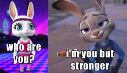 frenchifries:  zoobetopia   Judy = Stronger,