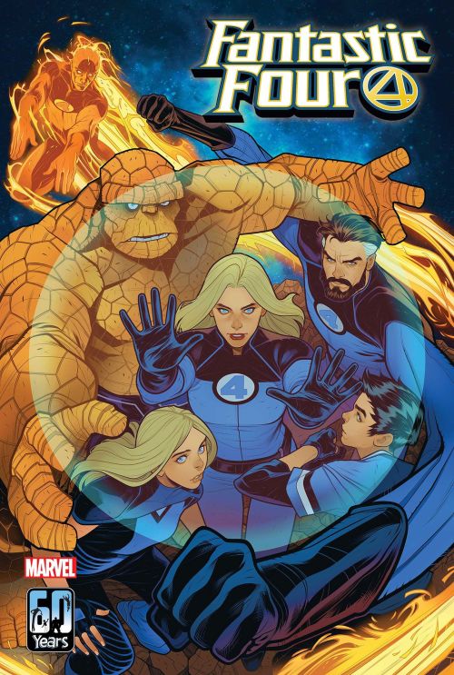 This is the Elizabeth Torque variant cover for Fantastic Four #35 (2021).