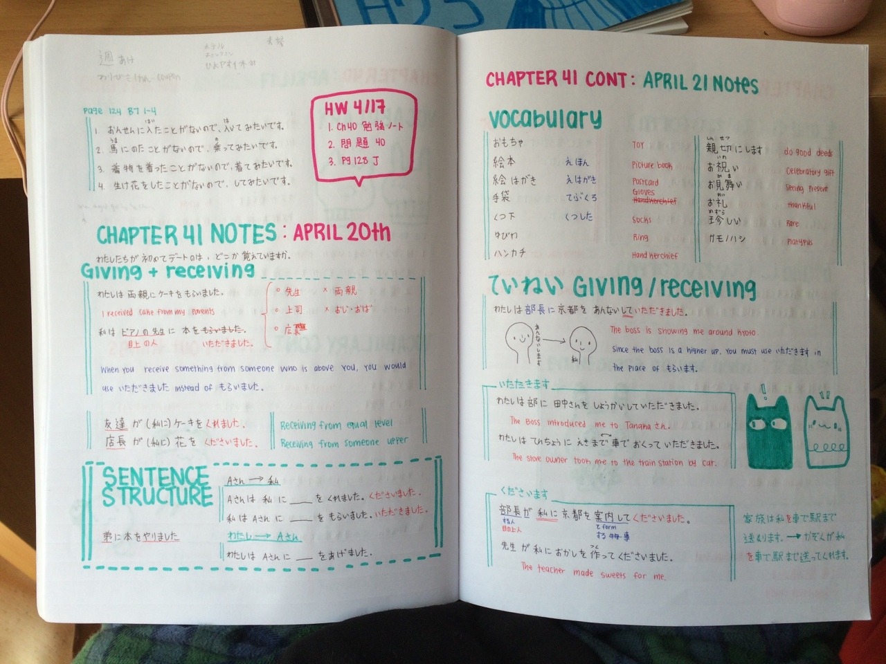 kaiami:  I’d gotten a lot of asks asking for more notebook pages after posting