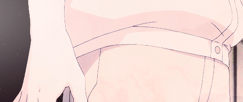 hitouka: “The pair of grey eyes was unblinking. Their gaze still fixed, they grew