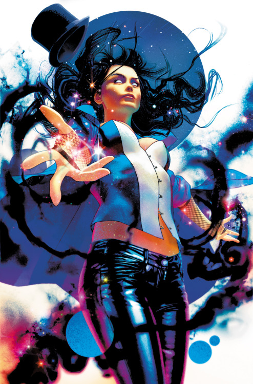 comicbookplanet: Batman vs. Robin #1 - Zatanna Variant Cover by Joshua Middleton