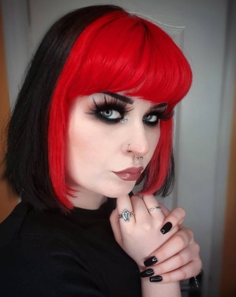 Red Black Hair On Tumblr
