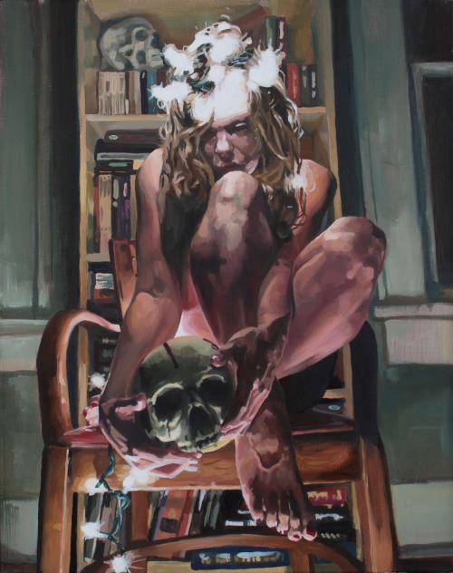 Coven (West), Coven (North), Coven (East) (2014-15) - Spencer Zahrn, Oils.