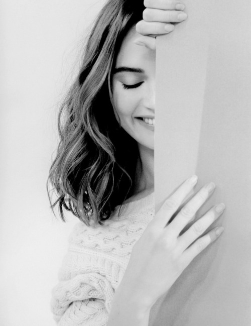 zoesaetre: Lily James for ‘My Burberry Blush’ Lookbook