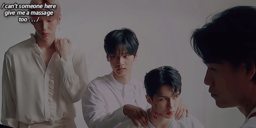 neo90liners:if only someone could give Taekwoonie a nice massage ~ (´▽`ʃƪ)♡