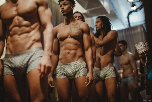 christos:Jerel Anderson by Hard Cider NY – Backstage at Parke and Ronen S/S 2019