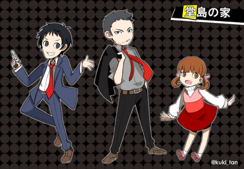 kuki-tan - Dojima family in PQ2 style! This style is really fun...