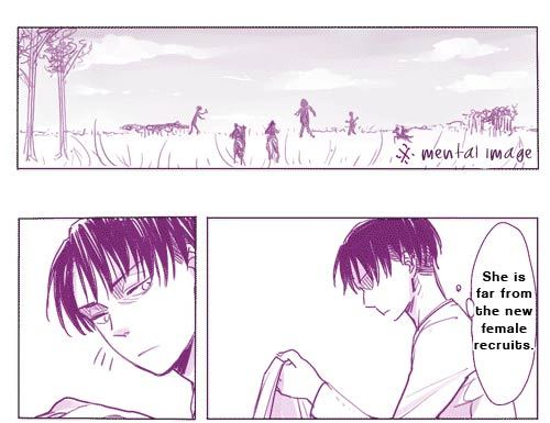 Author: Onizuka / オニヅカ (Pixiv). Title: リヴァハン (LeviHan). Source: link. DDL: link.