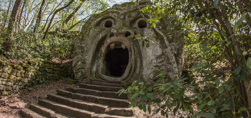 gatabella:The Sacro Bosco (Sacred Grove),colloquially called Park of the Monsters (Parco dei Mostri 