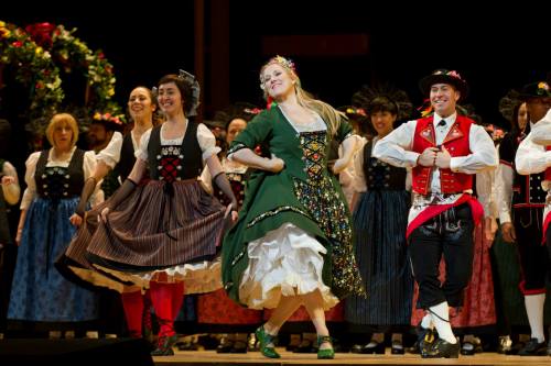 Diana Damrau in La Sonnambula Photo: Jonathan Tichler/Metropolitan Opera