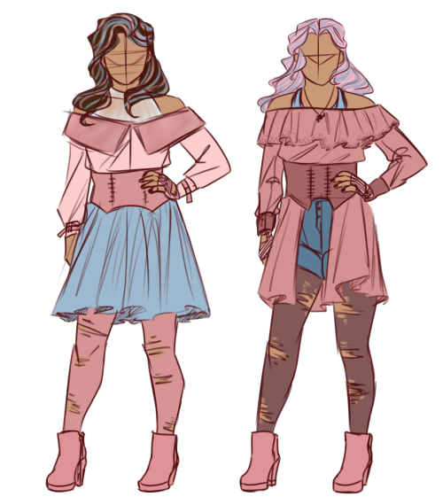 spyrkle4:descendantofthesparrow: Audrey “good” d3 look redesigns, versions 1-4, wit