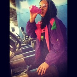 Glasses, Water Bottle And Jacket On Point. #90S