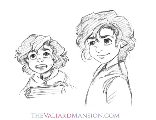 thevaliardmansion:Young Gangfield drawings ^_^ Check out the preview of the novel at www.TheValiardM