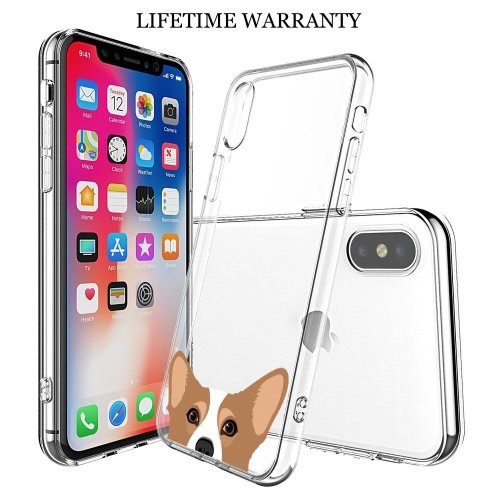 whirelez:Apple iPhone X TPU Case, [Corgi]Apple iPhone X TPU Crystal Silicone CaseHigh quality, slim 