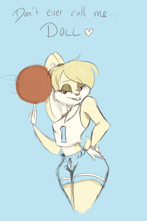 jrlstudios - Sketch of Lola from Space Jam! I know she’s kinda...