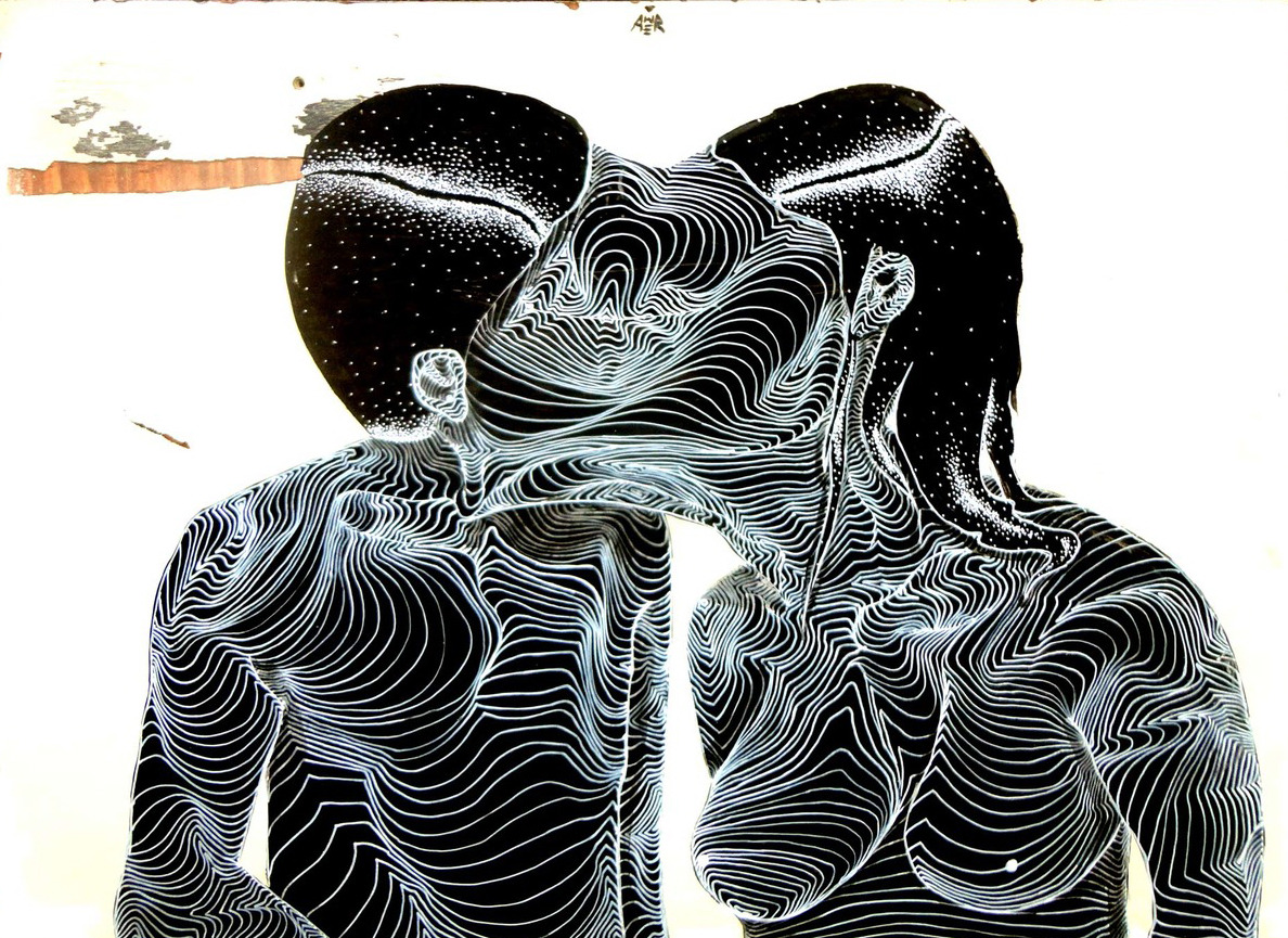 gaksdesigns:  The melting kiss by Artist Awer  