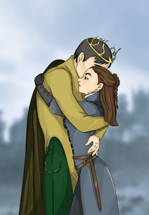 mega-ringsandthings-world:In a better world, Gendry Baratheon, Lord of Storm’s End and Queen D