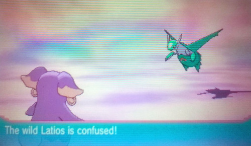 pokemon-global-academy:  I was doing the Eon Ticket event and I accidentally kill the first Latios, so I have to soft reset to try again and this time a Shiny Latios was waiting for me!  