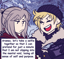 Destiny-Islanders:  Don’t Ask Me Where Prompto And Aranea Got Film Developed In