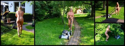 erwinmeyer:Gartenarbeit - wann immer möglich - nackt