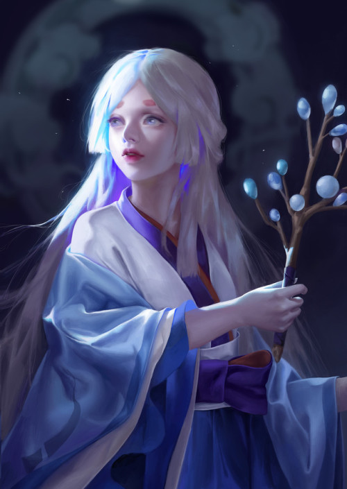 theamazingdigitalart:  辉夜姬 by Y Xun