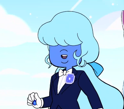 fandom—freak:canonlgbtqcharacters:Sapphire from Steven Universe is a nonbinary lesbianevery gem from