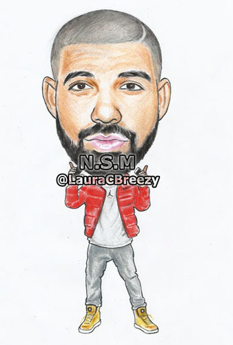 LauraCBreezy — Drake (@drake) “Hotline Bling” #cartoon #FanArt
