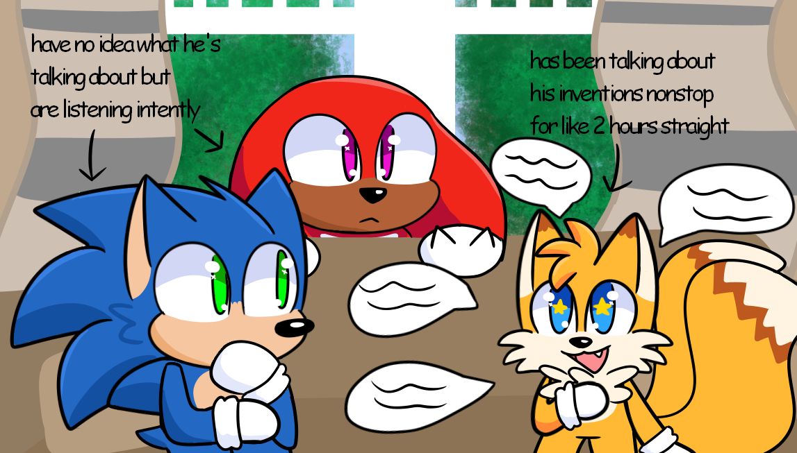 random drawings — They didn't show us Baby Tails in the movie