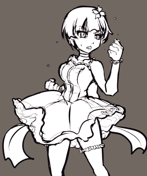 musso-musso-black-forest: I wanted to draw a cute bruiser, Yozakura was the first one to come to min