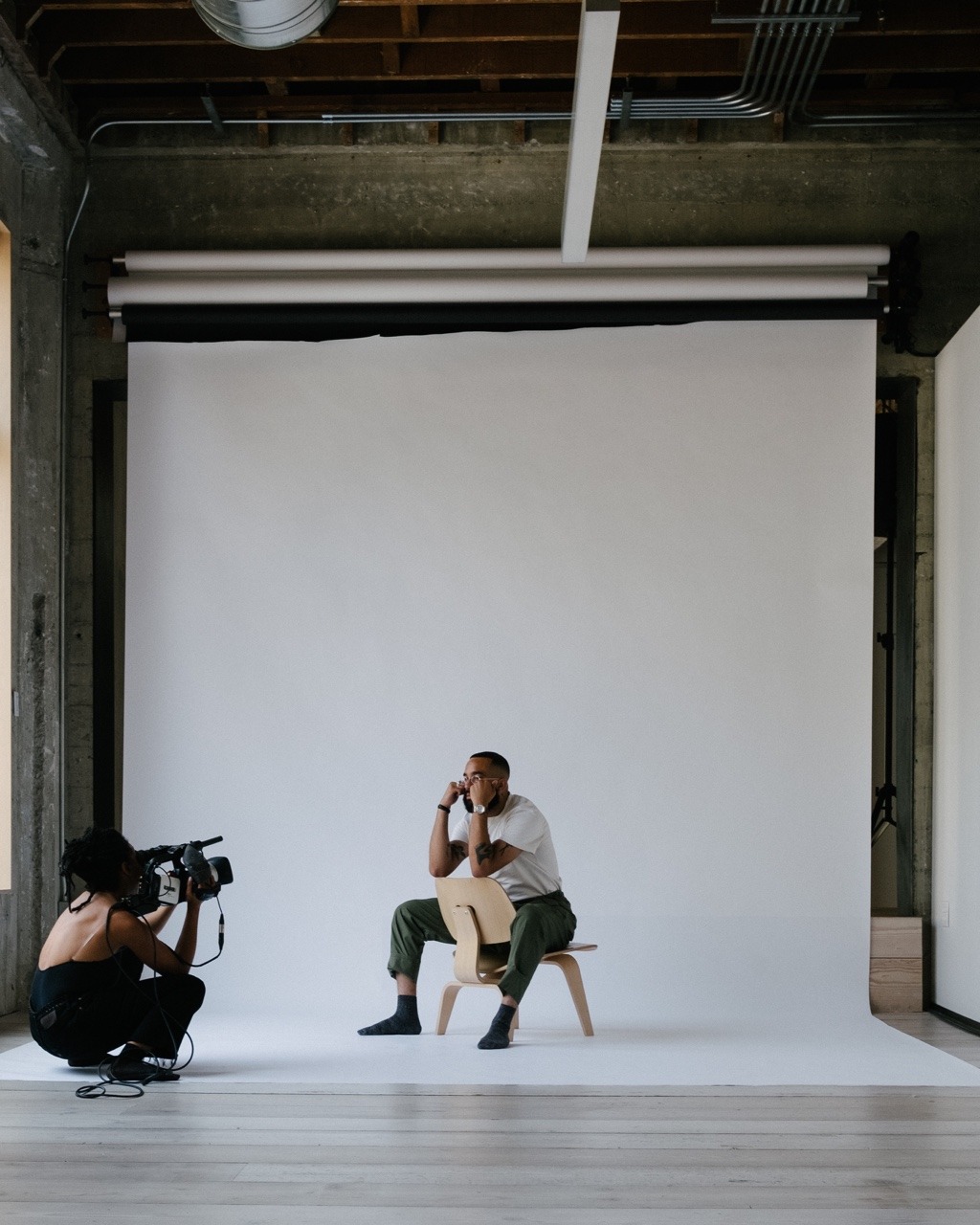 santanabellas:today’s shoot at the @vsco office was fun