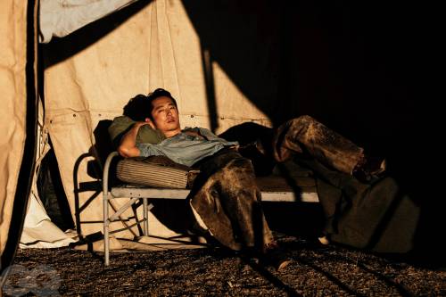 EDITORAIL: STEVEN YEUN BY DIANA MARKOSIAN FOR GQ APRIL 2021