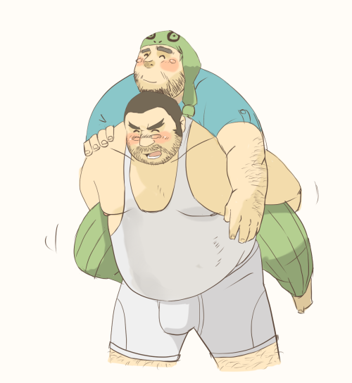 Sex league-of-bara:  Piggyback – by 将人 pictures