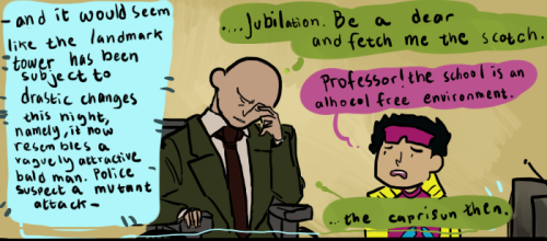 jadenvargen: it’s hard being an old professor with a jealous supervillain almost-boyfriend. it