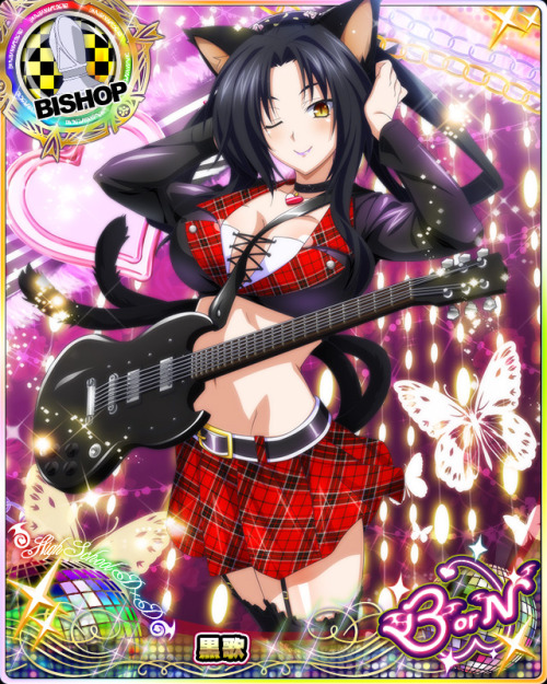 hsdxdmobage: [Rock II] Kuroka 1 highschooldxdcards.mg-renders.net/2017/06/rock-ii-kuroka-1.ht