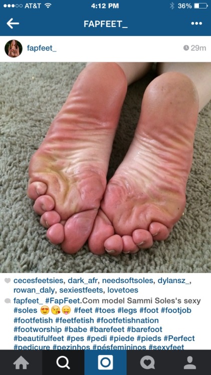 A couple pics of my soles for fapfeet!go follow on Instagram!